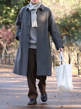 ＜Steven Alan＞ 100S MELTON CHESTER COAT Feb2021Session40953_TMHILHPS20