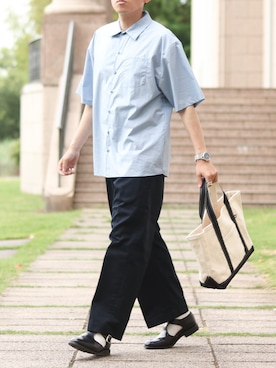 howellさんの「SANDERS(サンダース) MILITARY SANDAL  ミリタリーサンダル/#1683」を使ったコーディネート