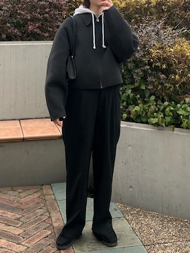 「TODAYFUL（トゥデイフル）のアイテム（ブルゾン）」を使った、MANAさん（レディース・158cm）の夏コーディネート