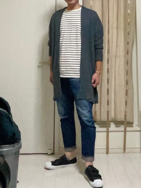 「modem design（モデムデザイン）のアイテム」を使った、しゅうさん（メンズ・177cm）の春コーディネート