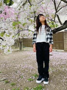 naaaさん（キッズ・142cm）の春コーディネート