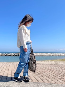 「アイテム（バッグ）」を使った、naaaさん（キッズ・133cm）の春コーディネート