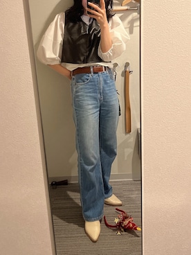 「PUBLUX（パブリュクス）のアイテム（その他シューズ）」を使った、mnpさん（レディース・155cm）の春コーディネート