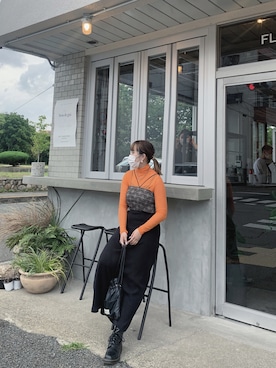 「instagramフォローお願いします」｜「アイテム（ブーツ）」を使った、miyuさん（レディース・156cm）の夏コーディネート