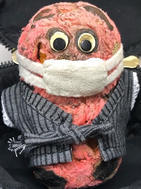 「3コインズのアイテム（その他トップス）」を使った、ぱん。さん（キッズ・50cm）の夏コーディネート
