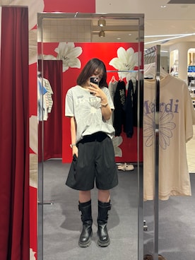 「Mardi Mercredi（マルディメクルディ）のアイテム」を使った、myさん（レディース・161cm）の春コーディネート