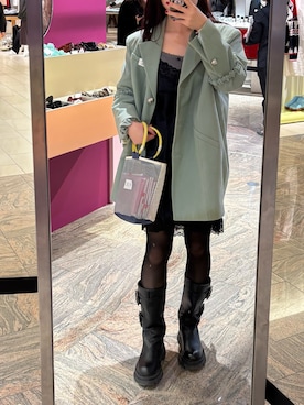 「アイテム（アンダーウェア）」を使った、myさん（レディース・161cm）の冬コーディネート