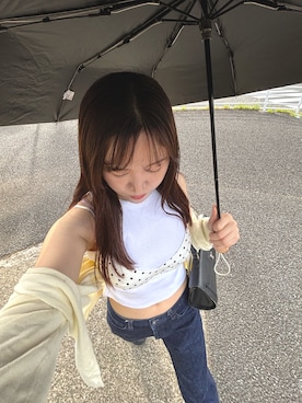 「アイテム（アンダーウェア）」を使った、myさん（レディース・160cm）の夏コーディネート