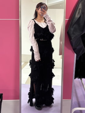 「アイテム（その他トップス）」を使った、myさん（レディース・161cm）の秋コーディネート