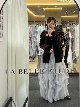 「アイテム（ノーカラージャケット）」を使った、myさん（レディース・161cm）の秋コーディネート