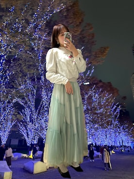 「新星WEARISTAにエントリー」｜「アイテム（パンプス）」を使った、myさん（レディース・160cm）の冬コーディネート