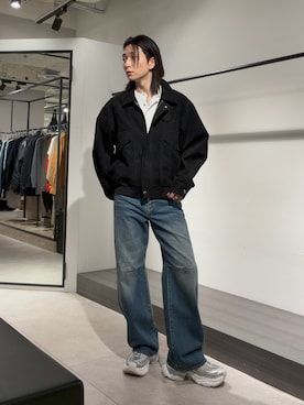 「Lui's（ルイス）のアイテム（パンツ）」を使った、Ryu.さん（メンズ・172cm）の秋コーディネート