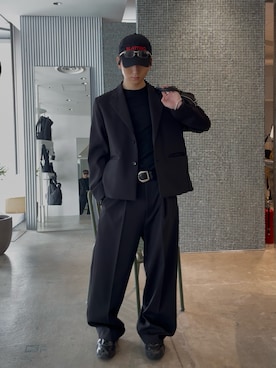 本間 龍祐さん（メンズ・172cm）の春コーディネート