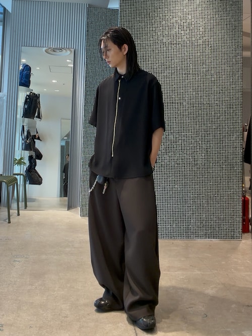 CULLNI exclusive for Lui's】クレリック半袖ZIPシャツジャケット