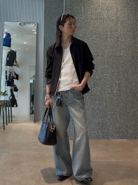 「Lui's（ルイス）の【Ah / アー】ウォレットチェーン（ウォレットチェーン、シルバー系）」を使った、Ryu.さん（メンズ・172cm）の春コーディネート