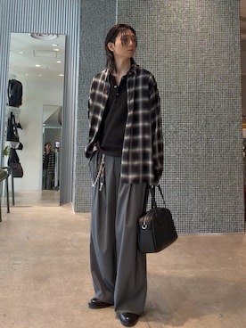 「Lui's（ルイス）のアイテム（財布/小物）」を使った、Ryu.さん（メンズ・172cm）の春コーディネート