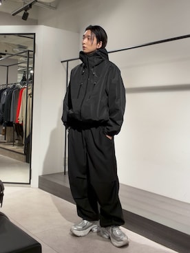 「Lui's（ルイス）のアイテム（パンツ）」を使った、Ryu.さん（メンズ・172cm）の秋コーディネート