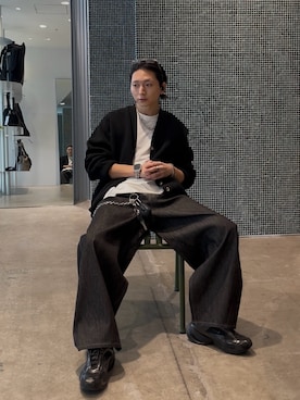 本間 龍祐さん(メンズ・172cm)の冬コーディネート