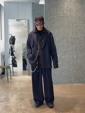 本間 龍祐さん(メンズ・172cm)の春コーディネート