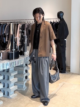 「Lui's（ルイス）のアイテム（その他パンツ）」を使った、Ryu.さん（メンズ・172cm）の春コーディネート