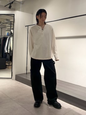 「Dickies（ディッキーズ）のアイテム（その他パンツ）」を使った、Ryu.さん（メンズ・172cm）の秋コーディネート