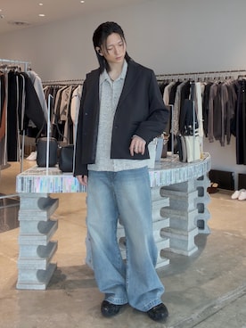 本間 龍祐さん（メンズ・172cm）の春コーディネート