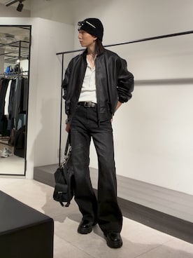 「Lui's（ルイス）のアイテム（バッグ）」を使った、Ryu.さん（メンズ・172cm）の秋コーディネート