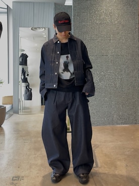 本間 龍祐さん（メンズ・172cm）の春コーディネート