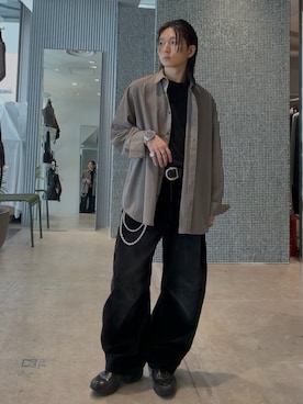 本間 龍祐さん（メンズ・172cm）の春コーディネート