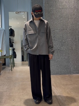 本間 龍祐さん（メンズ・172cm）の春コーディネート