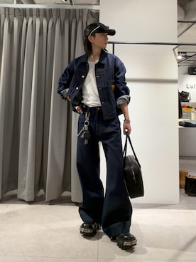 「ショート丈トップス」｜Ryu.さん（メンズ・172cm）の秋コーディネート