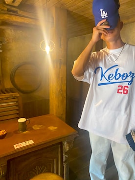 大津もんさんの（NEW ERA | ニューエラ）を使ったコーディネート