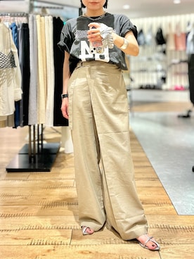 「saloon（サルーン）のアイテム」を使った、Akihooooo!さん（レディース・153cm）の夏コーディネート