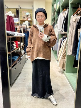 「アイテム（ヘアバンド）」を使った、Akihooooo!さん（レディース・153cm）の秋コーディネート