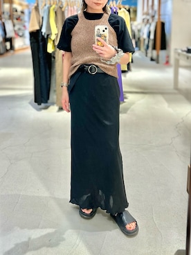 「TODAYFUL（トゥデイフル）のアイテム」を使った、Akihooooo!さん（レディース・153cm）の夏コーディネート