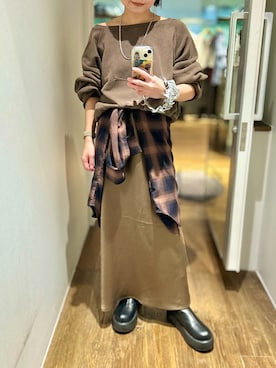 「A part by（アパートバイ）のアイテム」を使った、Akihooooo!さん（レディース・153cm）の秋コーディネート