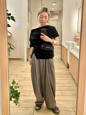 「LAKOLE（ラコレ）のアイテム」を使った、Akihooooo!さん（レディース・153cm）の春コーディネート