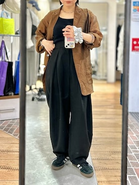 「saloon（サルーン）のアイテム」を使った、Akihooooo!さん（レディース・153cm）の春コーディネート