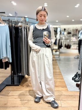 「GLOBAL WORK（グローバルワーク）のアイテム」を使った、Akihooooo!さん（レディース・153cm）の春コーディネート