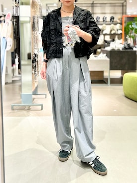 「saloon（サルーン）のアイテム」を使った、Akihooooo!さん（レディース・153cm）の春コーディネート