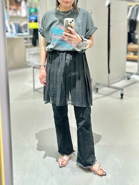 「A part by（アパートバイ）のアイテム」を使った、Akihooooo!さん（レディース・153cm）の夏コーディネート