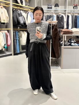 「アイテム（ベスト）」を使った、Akihooooo!さん（レディース・153cm）の秋コーディネート