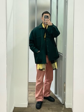 「HOPE（ホープ）のアイテム」を使った、ばばさんぽさん（メンズ・173cm）の冬コーディネート