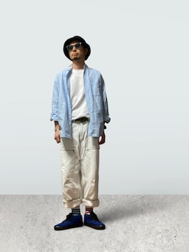 「VANS(バンズ)のアイテム」を使った、モミヒゲさん(メンズ・175cm)の秋コーディネート