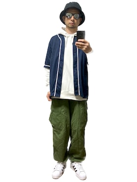 モミヒゲさん(メンズ・175cm)の春コーディネート