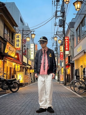 「3coins（3coins）のアイテム」を使った、モミヒゲさん（メンズ・175cm）の春コーディネート