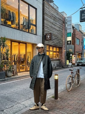 「VANS(バンズ)のアイテム」を使った、モミヒゲさん(メンズ・175cm)の春コーディネート