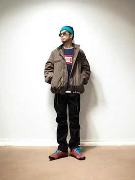 「アイテム（その他）」を使った、モミヒゲさん（メンズ・175cm）の冬コーディネート