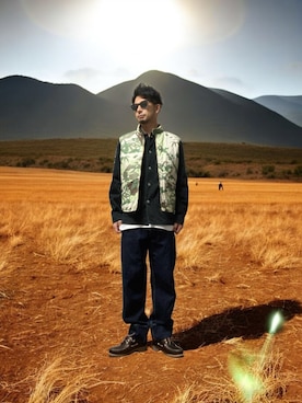 モミヒゲさん（メンズ・175cm）の秋コーディネート