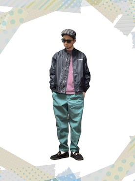 「GRAVIS（グラヴィス）の【gravis】ODJICK BITS（ローファー、ブラック系）」を使った、モミヒゲさん（メンズ・175cm）の春コーディネート